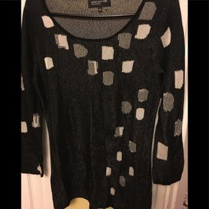 Jones New York light polka dot sweater Size L